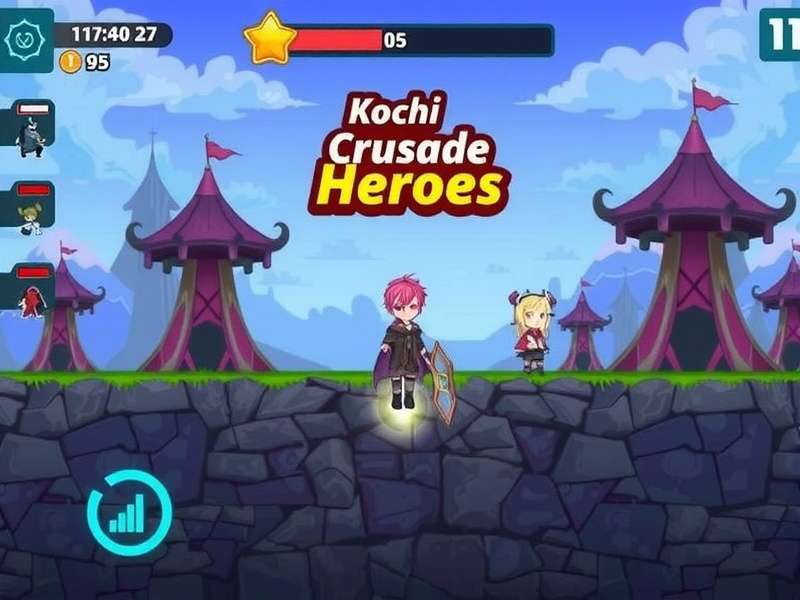 Kochi Crusade Heroes Gameplay Screenshot